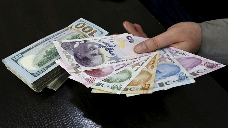 العملة التركية مقابل الدولار