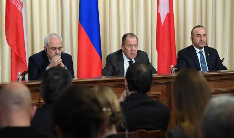 اجتماع بين وزراء خارجية روسيا وتركيا وإيرن