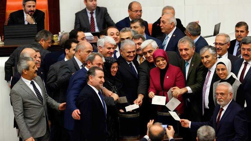 البرلمان التركي يوافق على المادة الـ16 من مقترح التعديل الدستوري للانتقال إلى النظام الرئاسي