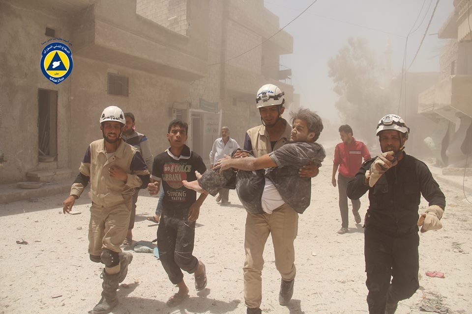 The White Helmets أو القبعات البيضاء