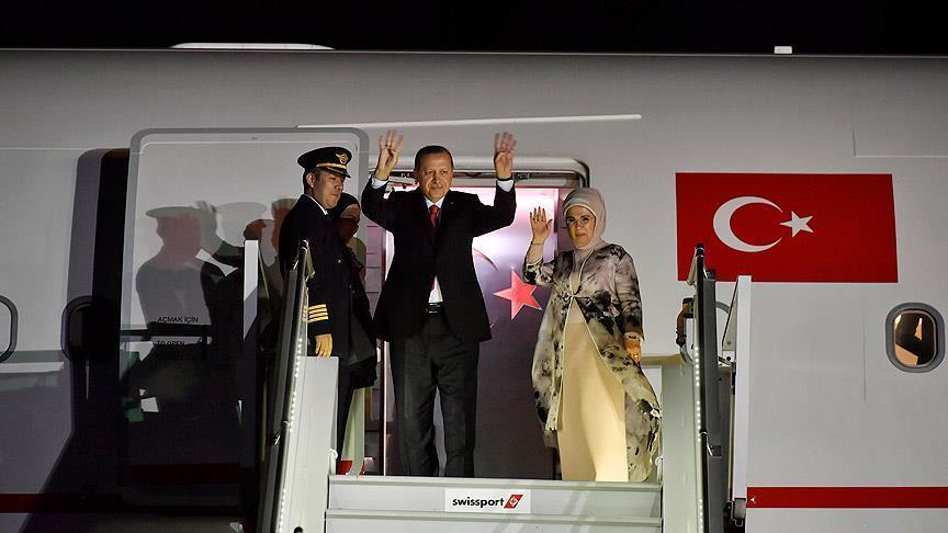 أردوغان يغادر السعودية عائدا إلى تركيا بعد أدائه العمرة
