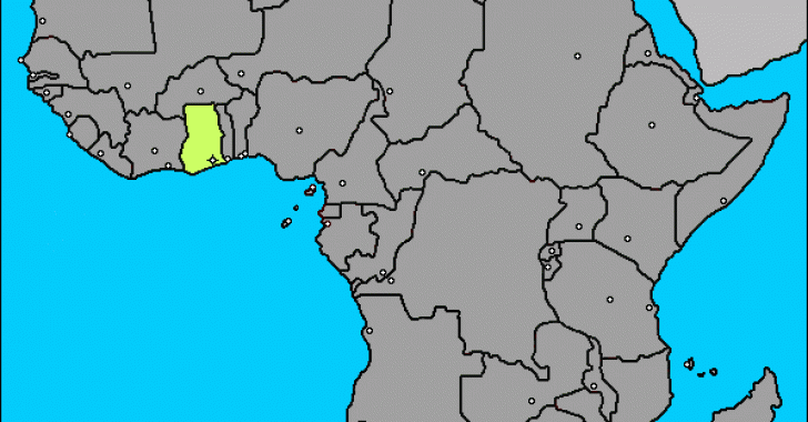 خريطة جنوب الصحراء الأفريقية