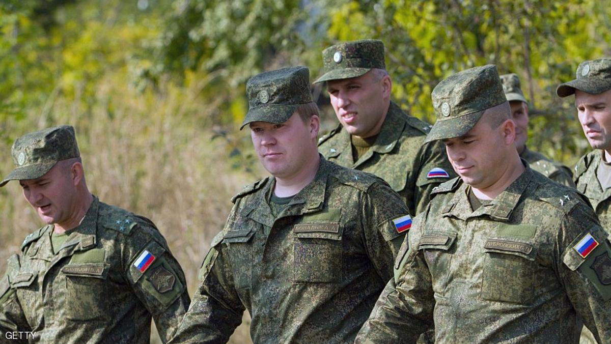 عناصر وضباط من الجيش الروسي