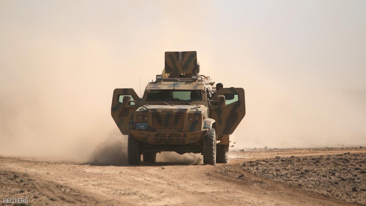 مركبة عسكرية تقل مقاتلين من قوات سوريا الديمقراطية - أرشيف