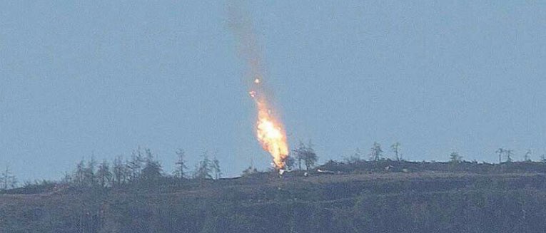 تحطم طائرة حربية فوق إقليم هاتاي جنوب تركيا