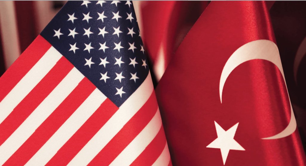 علم تركيا وأميركا