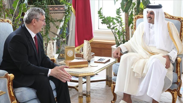 أمير قطر يتسلّم أوراق اعتماد السفير التركي الجديد لدى الدوحة