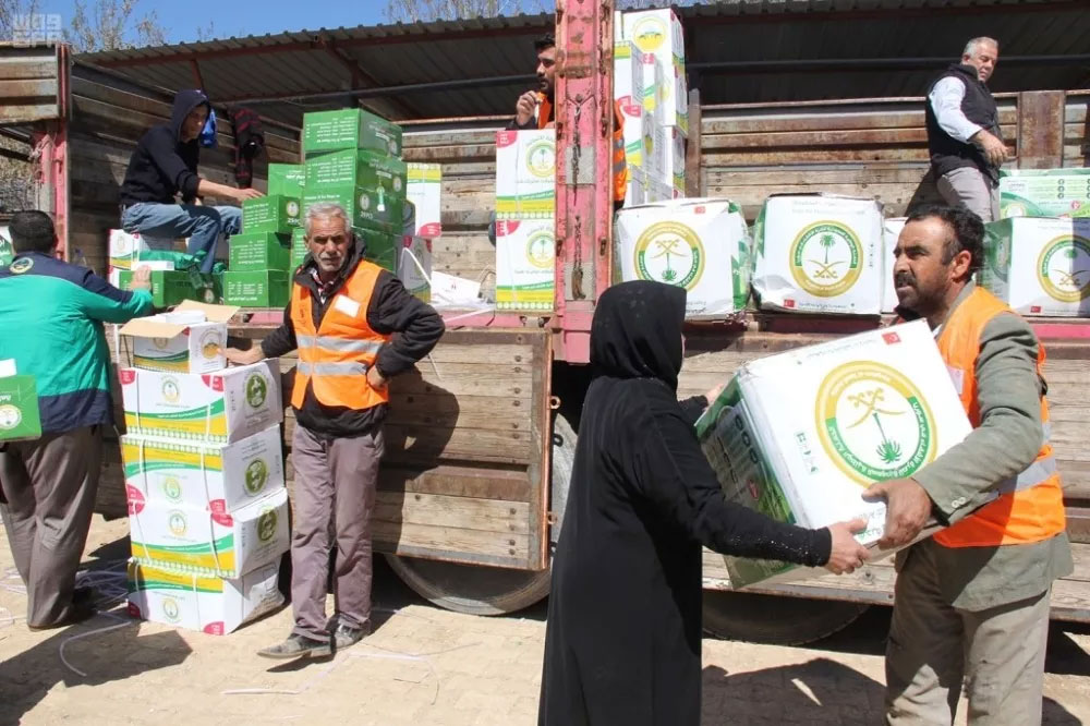 مساعدات إغاثية سعودية جديدة لـ809 سوريين