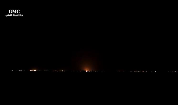 تفجيرات تهز محيط مطار دمشق الدولي (فيديو)