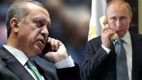 أردوغان يبحث مع بوتين باتصال هاتفي اوضاع بإدلب