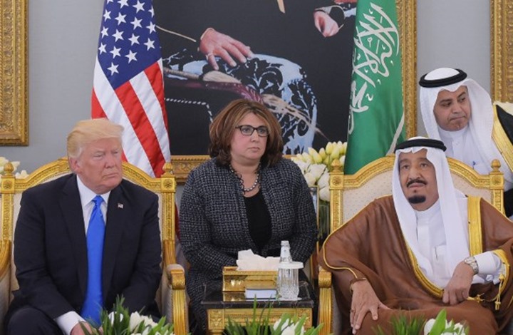 العاهل السعودي الملك سلمان والرئيس الأمريكي دونالد ترامب 