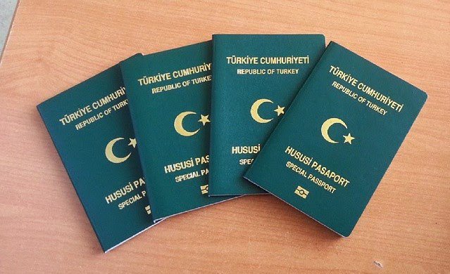 جوازات السفر التركية الخضراء