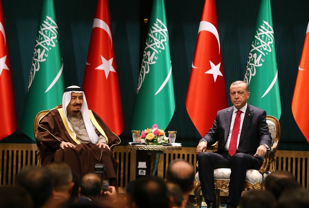 العاهل السعودي وأردوغان