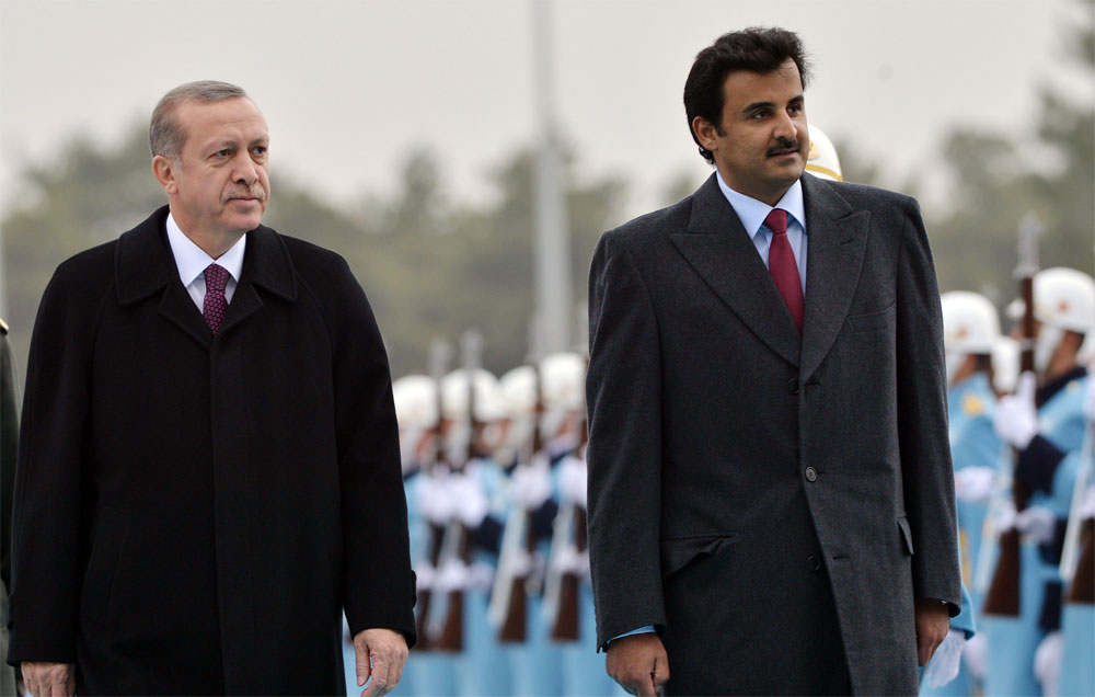 أردوغان وأمير دولة قطر