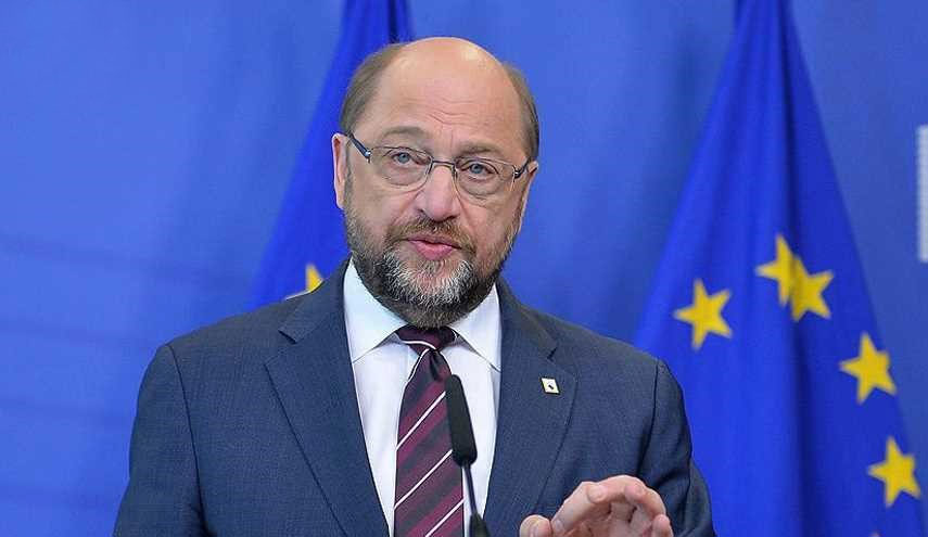 رئيس البرلمان الأوروبي، ومرشح حزب الديمقراطي الاجتماعي الألماني، للانتخابات البرلمانية لرئاسة الوزراء، "مارتن شولتز"