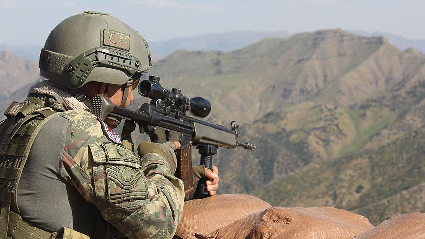 الجيش التركي يقوم بعملية تمشيط في ولاية هكاري جنوب شرق تركيا ويسفر عنها مقتل 3 من الإرهابيين