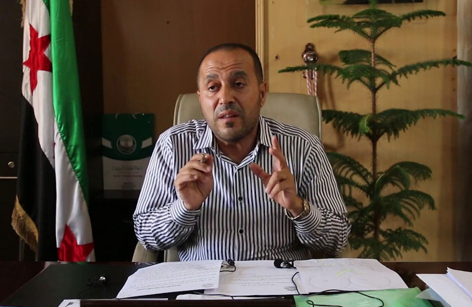 قاسم القاسم، رئيس مركز الهجرة والجوازات في معبر “باب السلامة”