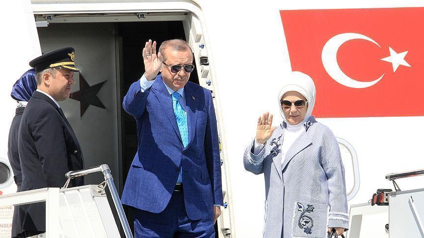 أردوغان يغادر