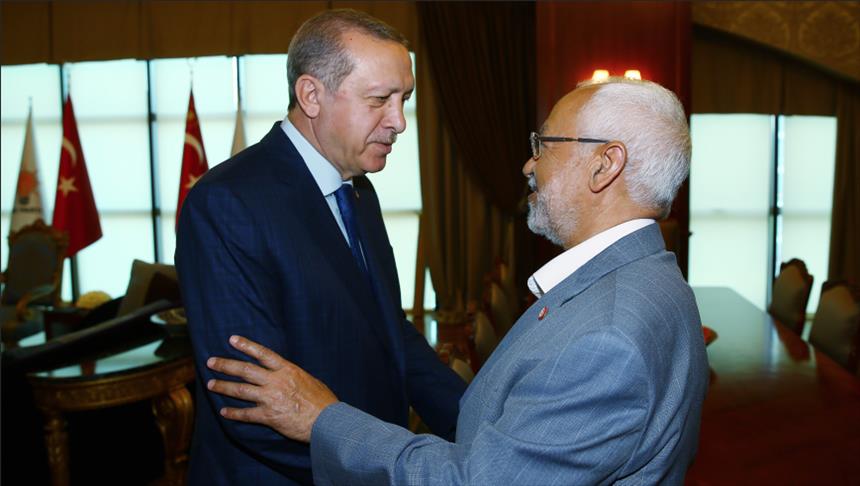 أردوغان يستقبل راشد الغنوشي في أنقرة
