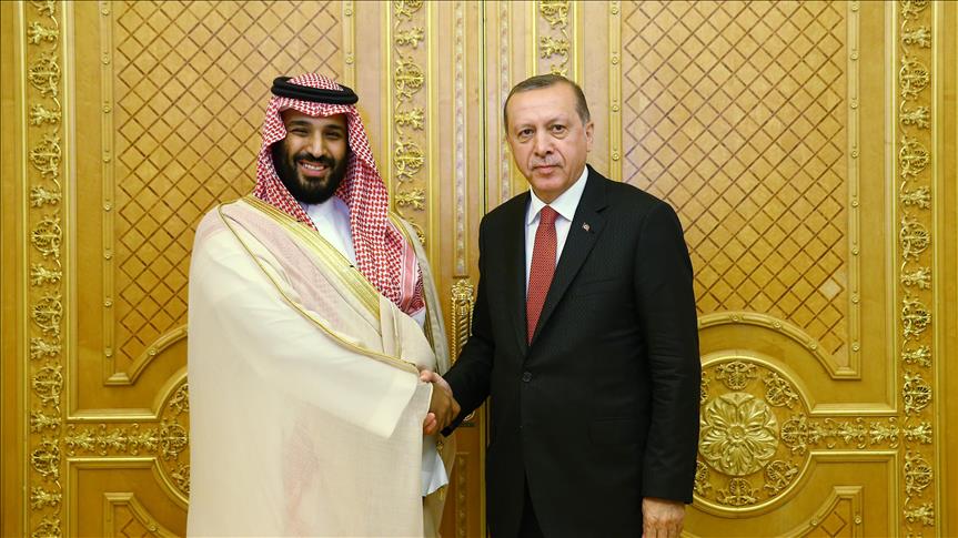أردوغان يلتقي ولي العهد السعودي في جدة