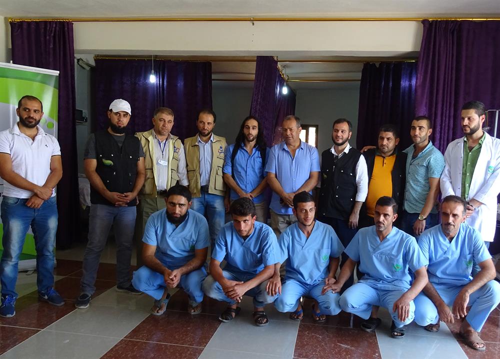 افتتاح مستشفى بريف إدلب السورية يوفر الخدمات الطبية بالمجان