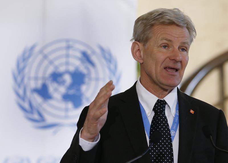 منسق المساعدات الإنسانية إلى سوريا ورئيس المجلس النرويجي للاجئين “جان إيغلاند”
