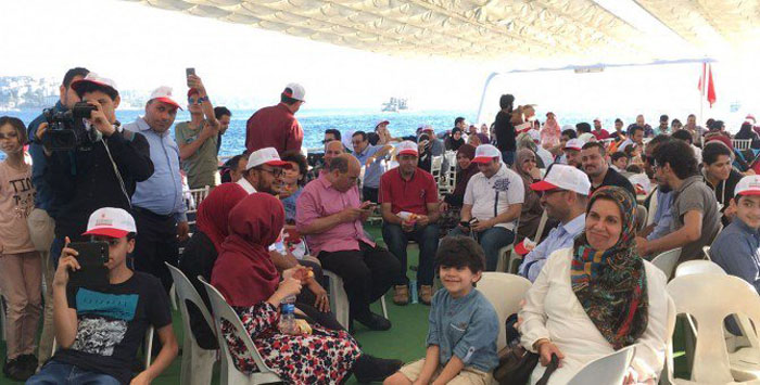 بيت الإعلاميين العرب ينظم رحلة بحرية في اسطنبول احتفالاً بالعيد
