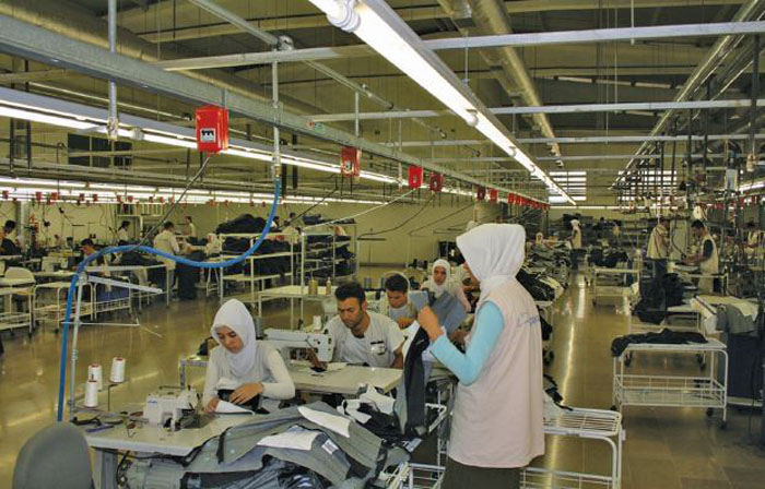 مصنع منسوجات في تركيا