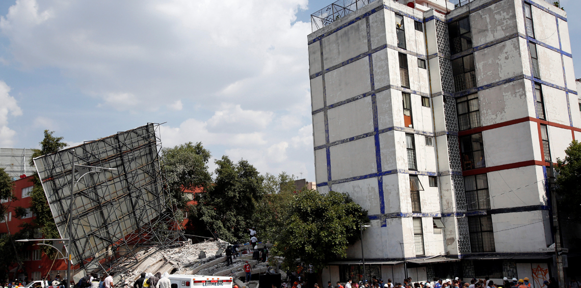 عشرات القتلى ومشاهد مرعبة لمبان انهارت في #زلزال_المكسيك الجديد (صور + فيديو)