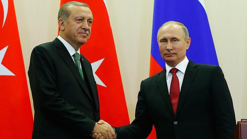 بوتين في تركيا الاثنين المقبل لبحث المسألة السورية والفلسطينية وقضاية ثنائية بين البلدين