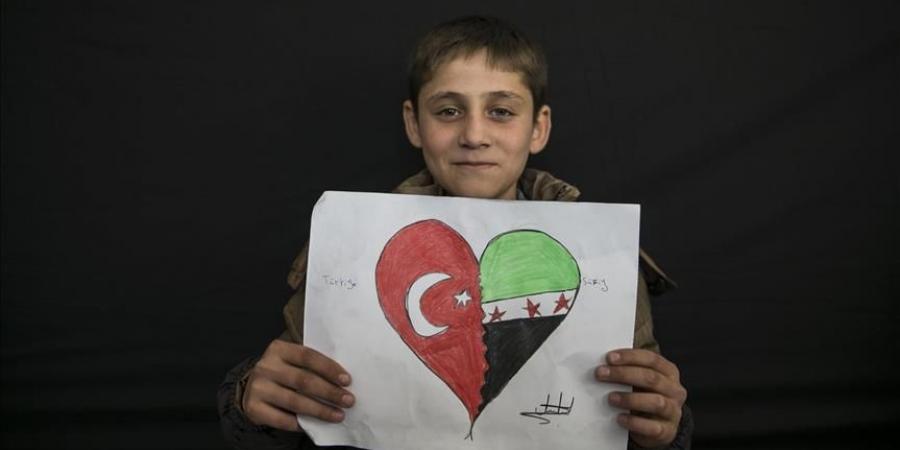 هكذا أعرب أطفال سوريون عن حبهم لتركيا