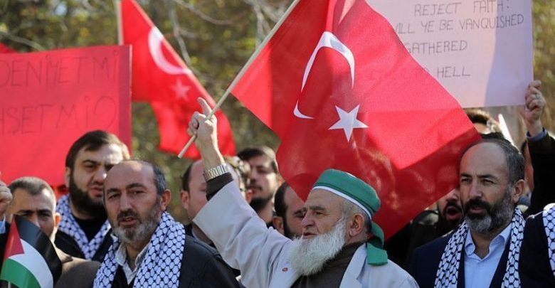 تركيا تنتفض ضد “وعد بلفور”.. واحتجاجات بأنقرة