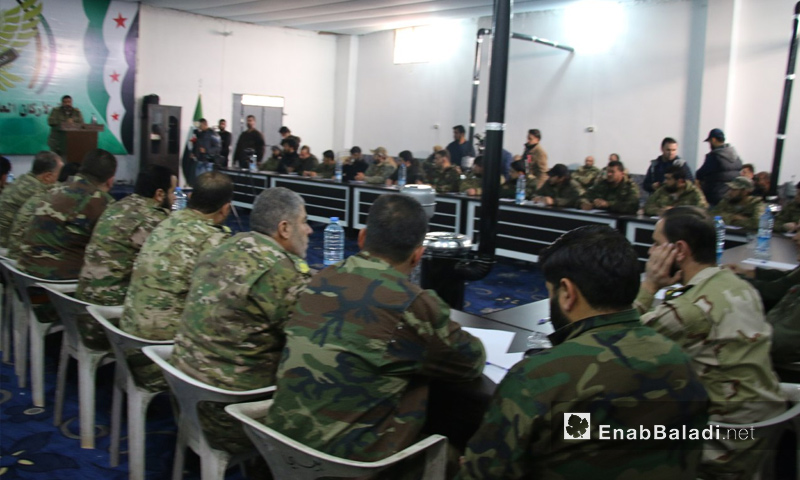 شاهد بالصور.. الحكومة المؤقتة تعلن تشكيل “الجيش الوطني السوري”
