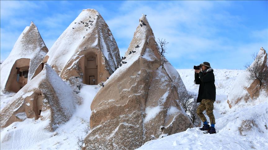 كبادوكيا في ولاية نوشهير التركية .. أشهر الوجهات السياحية الشتوية في تركيا