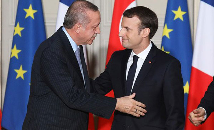 أردوغان وماكرون يبحثان قضايا ثنائية وإقليمية