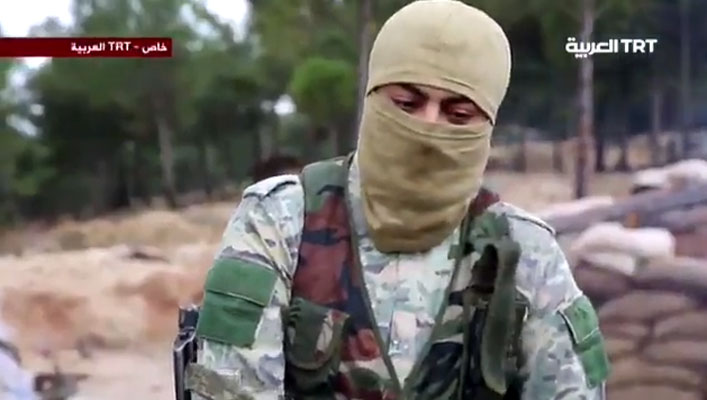 شاهد بالفيديو: رسالة جندي كردي يقاتل مع الجيش السوري الحر ضمن عملية غصن الزيتون
