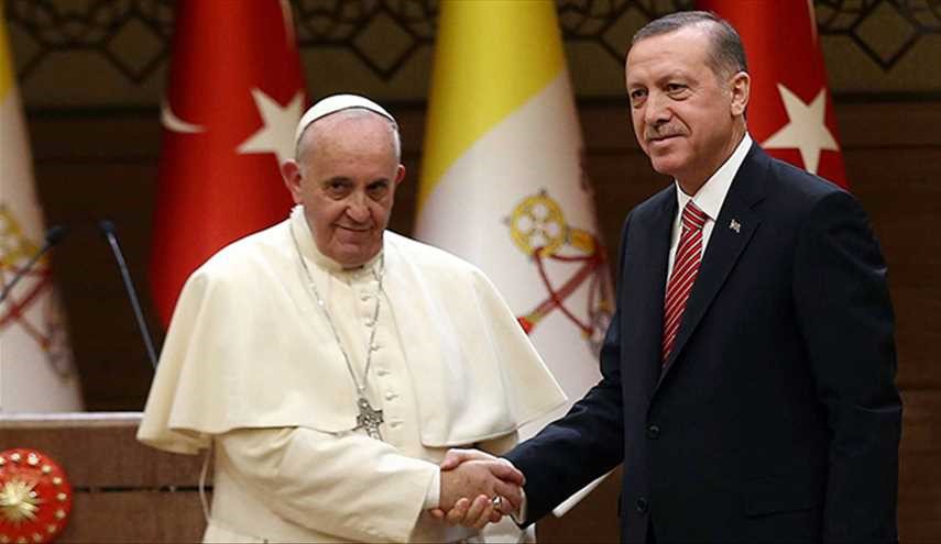 الرئيس أردوغان يزور الفاتيكان في الخامس من فبراير المقبل