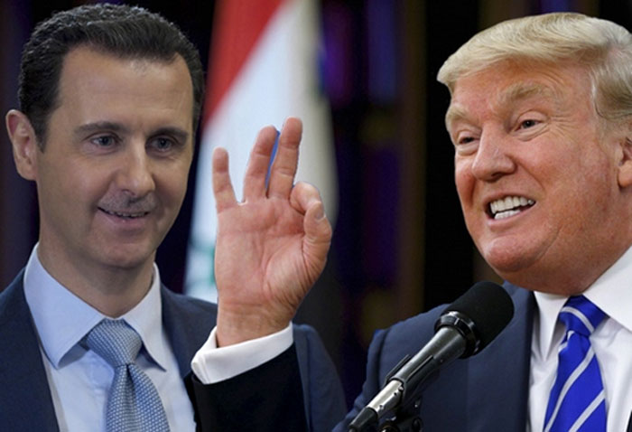 ترامب وبشار الأسد