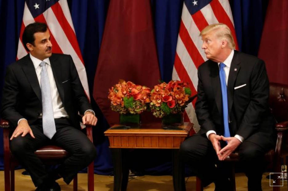 قطر: أمير قطر يلتقي بالرئيس الأمريكي في العاشر من أبريل