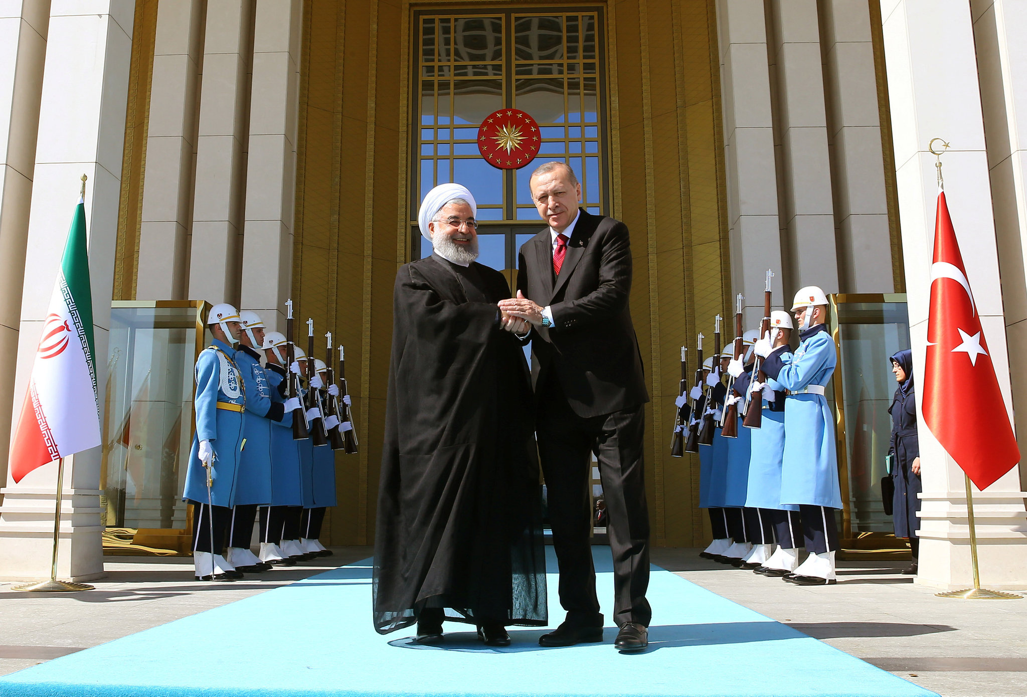 لقاء ثنائي بين أردوغان وروحاني في أنقرة قبل القمة الثلاثية مع بوتين