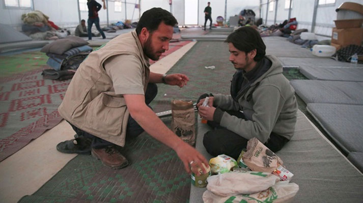 هيئة “الإغاثة التركية” تُغطي احتياجات مُهجّري الغوطة في هذه المناطق