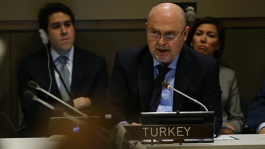 مندوب تركيا الدائم في الأمم المتحدة حل الدولتين لا يزال السبيل الوحيد لسلام شامل بالمنطقة