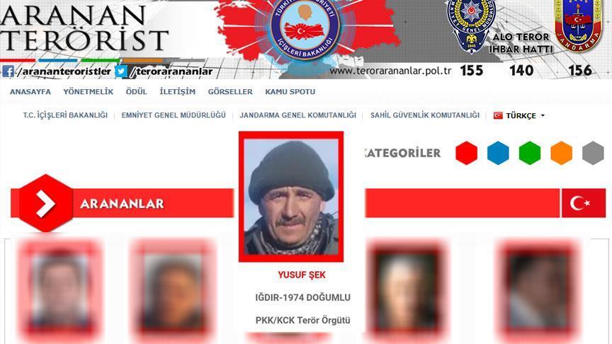 تحييد 16 إرهابيا بينهم قيادي بارز في حزب “بي كا كا” شرقي تركيا