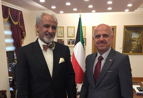 السفير الكويتي لدى أنقرة يستضيف نظيره العراقي