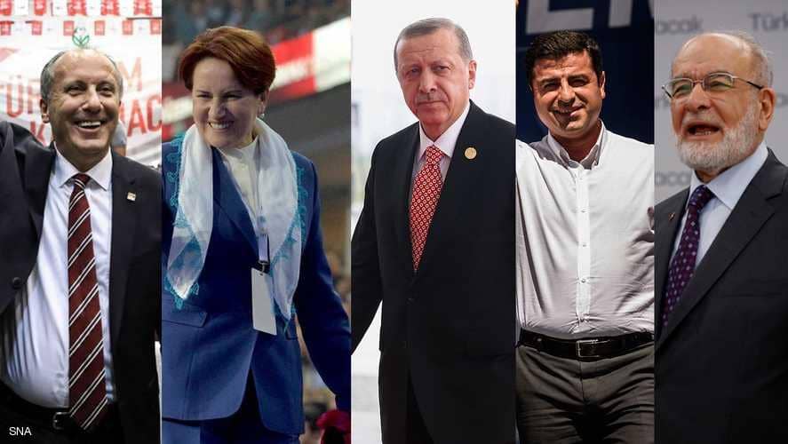 أبرز المرشحين للإنتخابات الرئاسية التركية