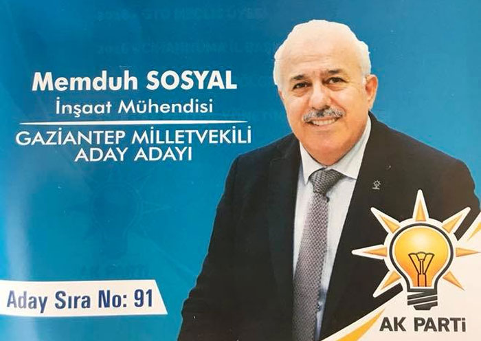 سوريٌّ ثانٍ يترشح للانتخابات البرلمانية التركية عن ولاية غازي عنتاب .. وهذا اسمه !!