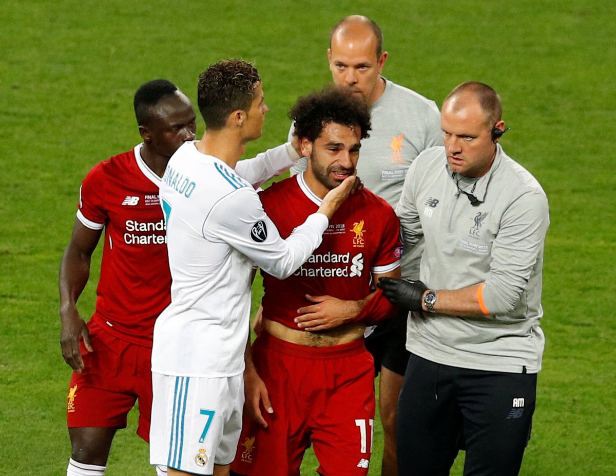 محمد صلاح مهدد بالغياب عن مونديال روسيا