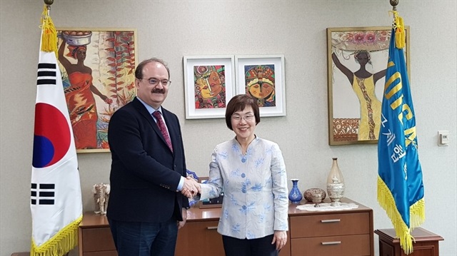 رئيسا “تيكا” التركية و”كويكا” الكورية يلتقيان في سيول