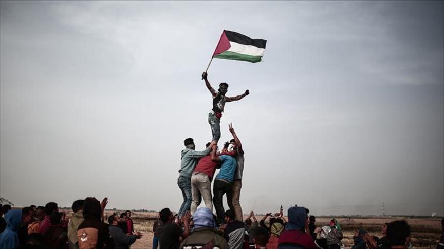 السوريين يتضامنون مع “مسيرة العودة” في فلسطين المحتلة