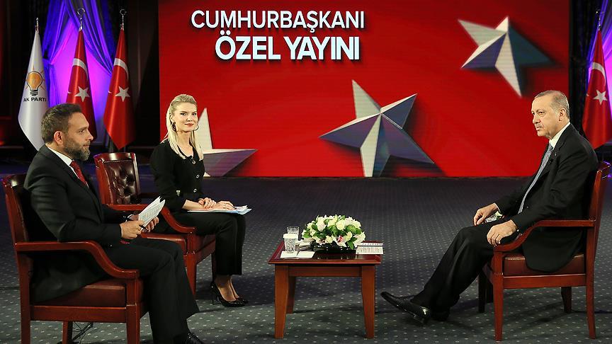 مفاجأت كبيرة يكشف عنها أردوغان خلال المقابلة الأخيرة